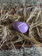 METAL LIGHT PURPLE EGG AVAIL JAN 2025